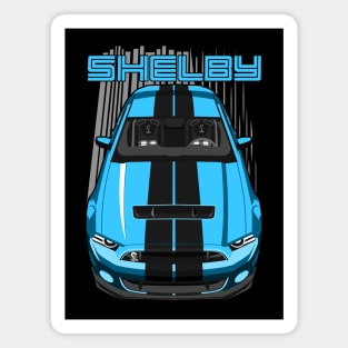 Shelby GT500 S197 - Grabber Blue & Black Magnet